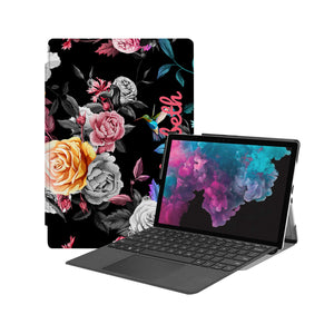 Microsoft Surface Case - Black Flower