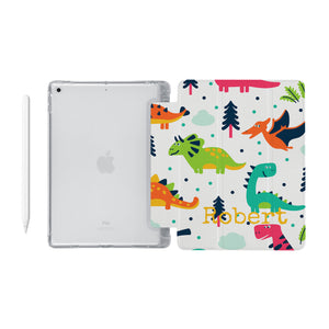 iPad SeeThru Case - Dinosaur