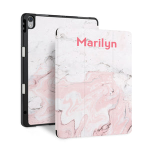 iPad Trifold Case - Pink Marble