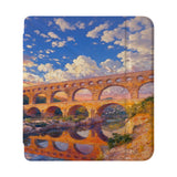front view of personalized Kobo case with France Famous Attractions design