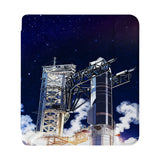 front view of personalized Kobo case with Elon Musk SpaceX design