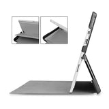 Full port acess of Personalized Microsoft Surface Pro and Go Case in Movice Stand View with Universe design