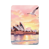 front view of personalized kindle paperwhite case with Australia Oil Painting design - swap
