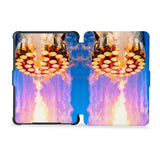 the whole front and back view of personalized kindle case paperwhite case with Elon Musk SpaceX design