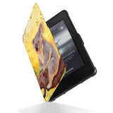 Reinforced rubber bumpers on the corners to protect your Kindle Paperwhite kindle case with Australia Wild Animal design