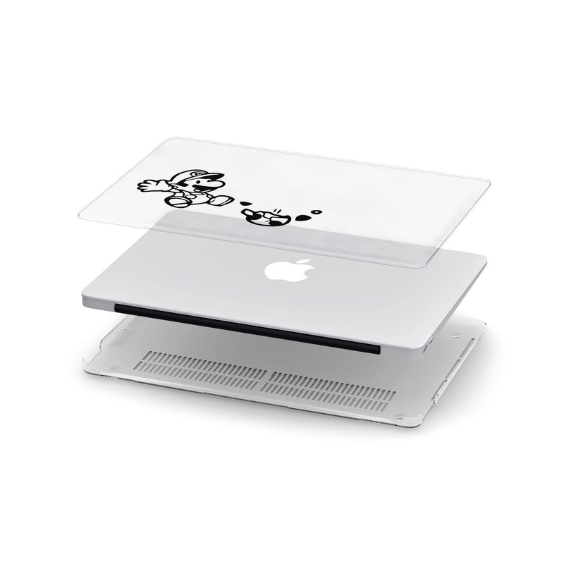 Ultra-thin and lightweight two-piece hardshell case with Super Mario design is easy to apply and remove swap