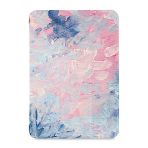 the front view of Personalized Samsung Galaxy Tab Case with Oil Painting Abstract design