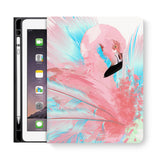 frontview of personalized iPad folio case with 7 design