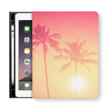 frontview of personalized iPad folio case with 2 design