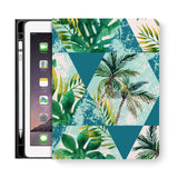 frontview of personalized iPad folio case with 1 design