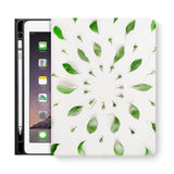 frontview of personalized iPad folio case with 2 design