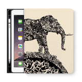 frontview of personalized iPad folio case with 4 design