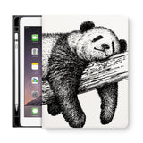 frontview of personalized iPad folio case with 1 design