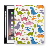 frontview of personalized iPad folio case with 2 design