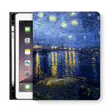 frontview of personalized iPad folio case with 4 design