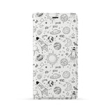 Front Side of Personalized Huawei Wallet Case with 2 design