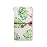 the front top view of midori style traveler's notebook with 3 design