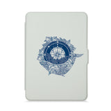 front view of personalized kindle paperwhite case with 04 design - swap